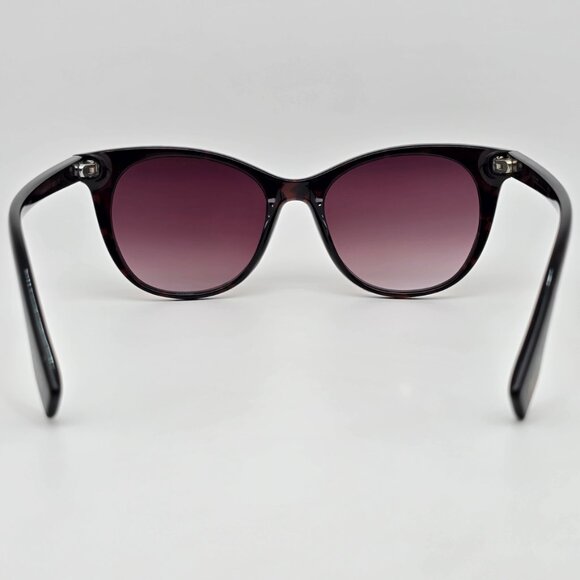 Nanette Lepore NN313 Dark Tortoise Frame Brown Gradient Lens Cat Eye Sunglasses - Picture 4 of 13